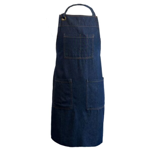 5-Pocket Recycled Cotton Denim Apron Thumbnail