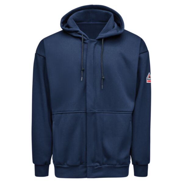 Men's Tall Full-Zip Fleece Hooded Sweatshirt Thumbnail