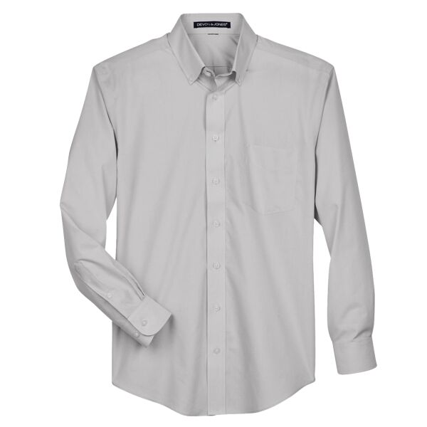 Men's Crown Collection® Broadcloth Woven Dress Shirt Thumbnail