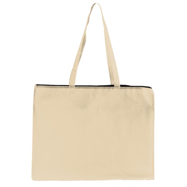 Carry All Zippered Non-Woven Tote Thumbnail