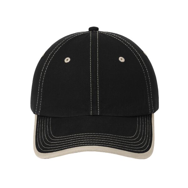 Vintage Washed Contrast Stitch Cap Thumbnail