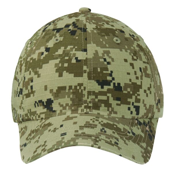 Digital Ripstop Camouflage Cap Thumbnail