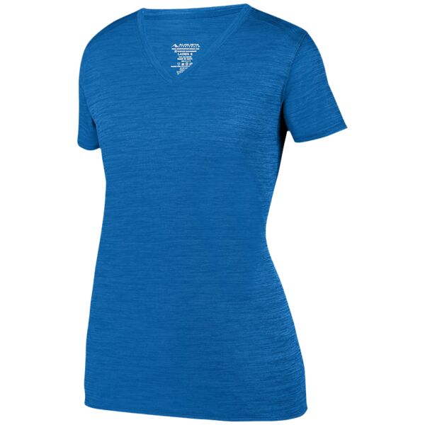 Women's Shadow Tonal Heather Training V-Neck T-Shirt Thumbnail