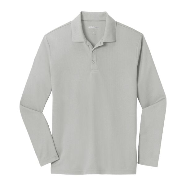 PosiCharge ® RacerMesh ® Long Sleeve Polo Thumbnail